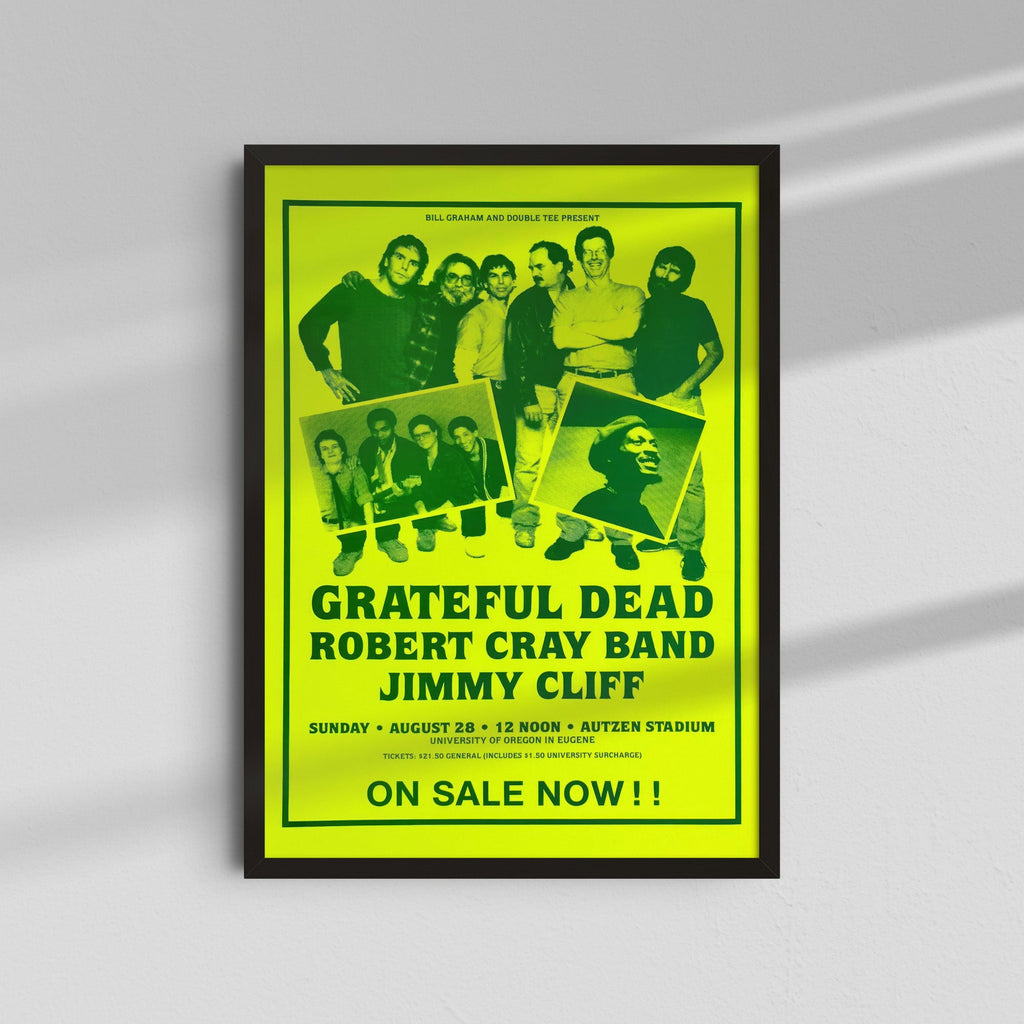 Grateful Dead & Robert Cray Band - Yellow Poster