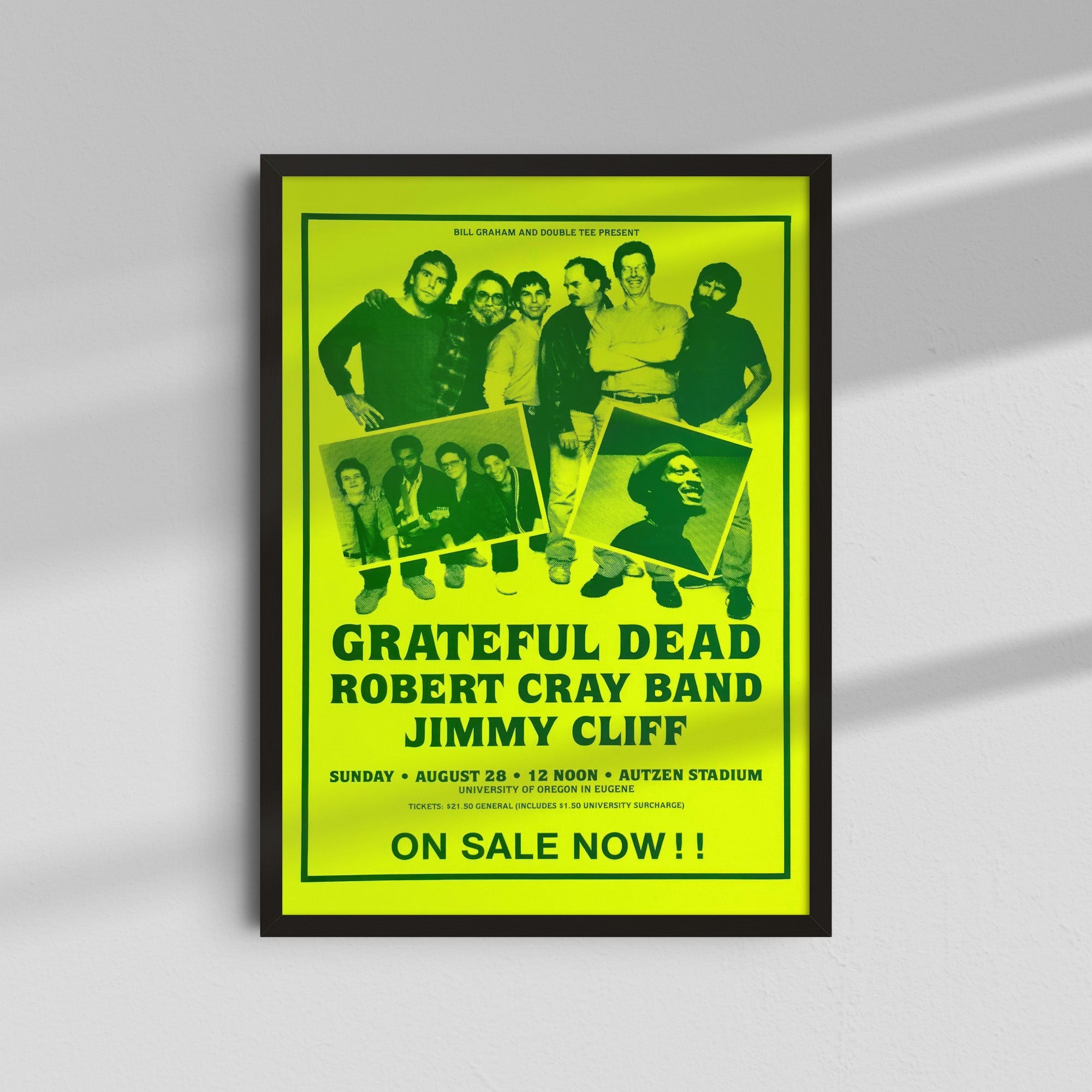 Grateful Dead & Robert Cray Band - Yellow Poster