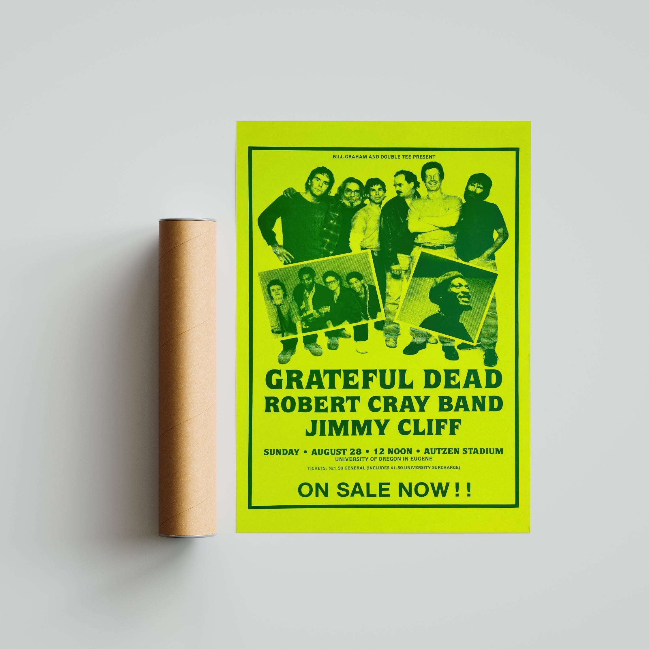 Grateful Dead & Robert Cray Band - Yellow Poster