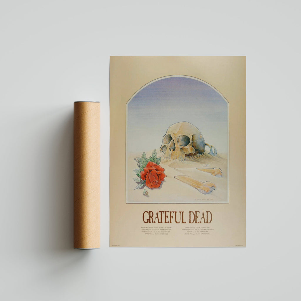 Grateful Dead - Skull Rose