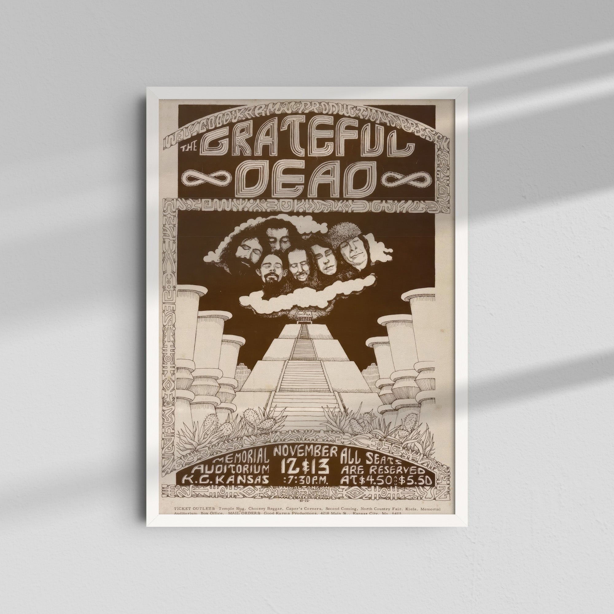 Grateful Dead - Pyramids Poster