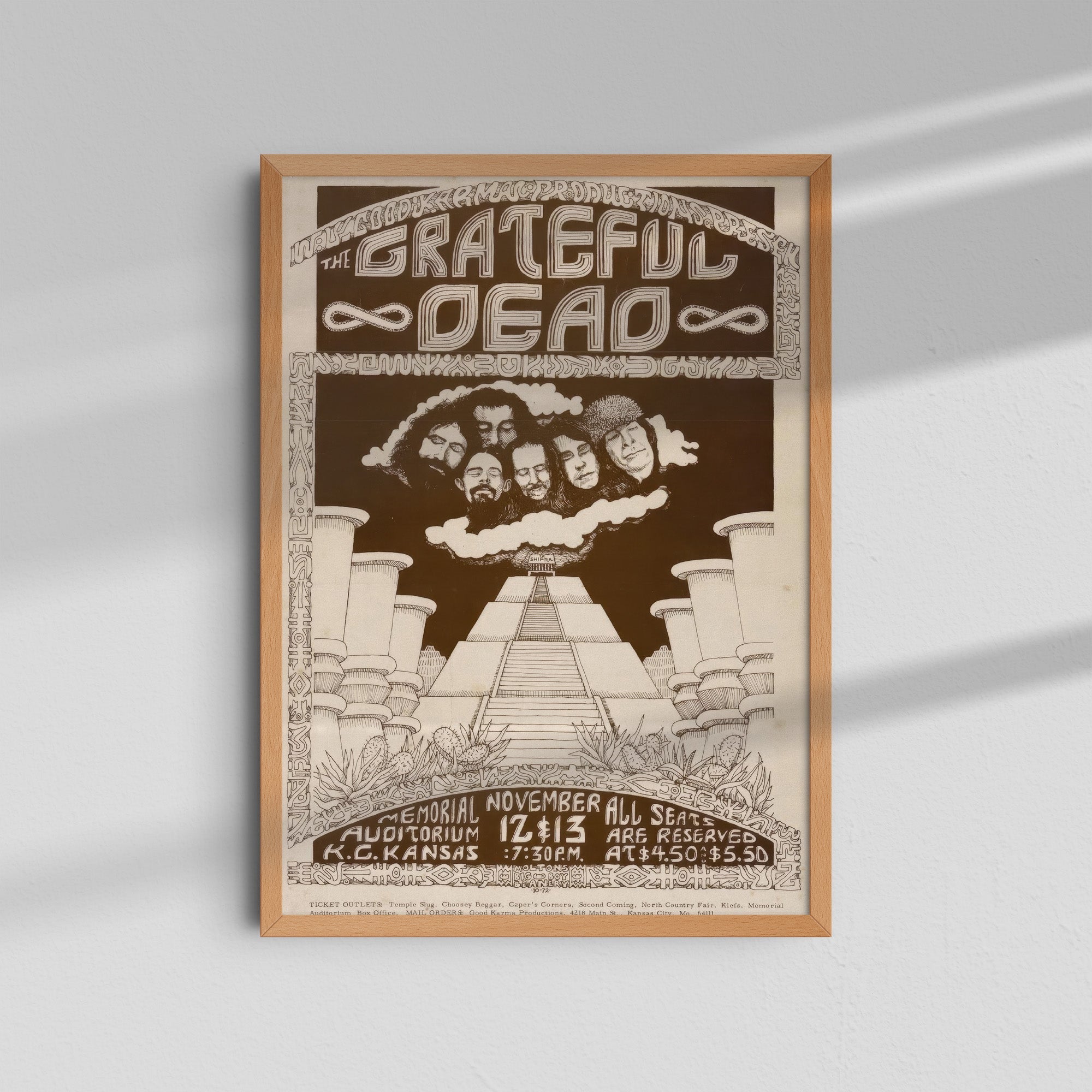 Grateful Dead - Pyramids Poster