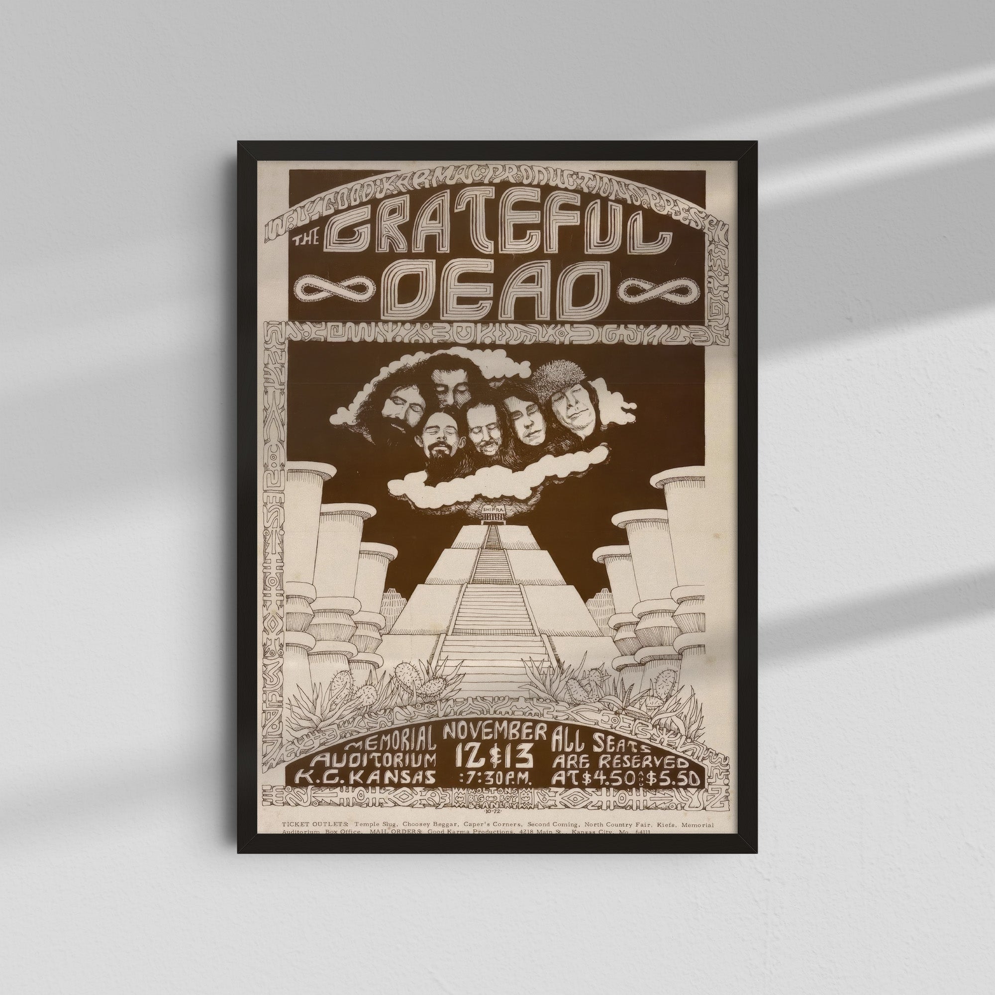 Grateful Dead - Pyramids Poster
