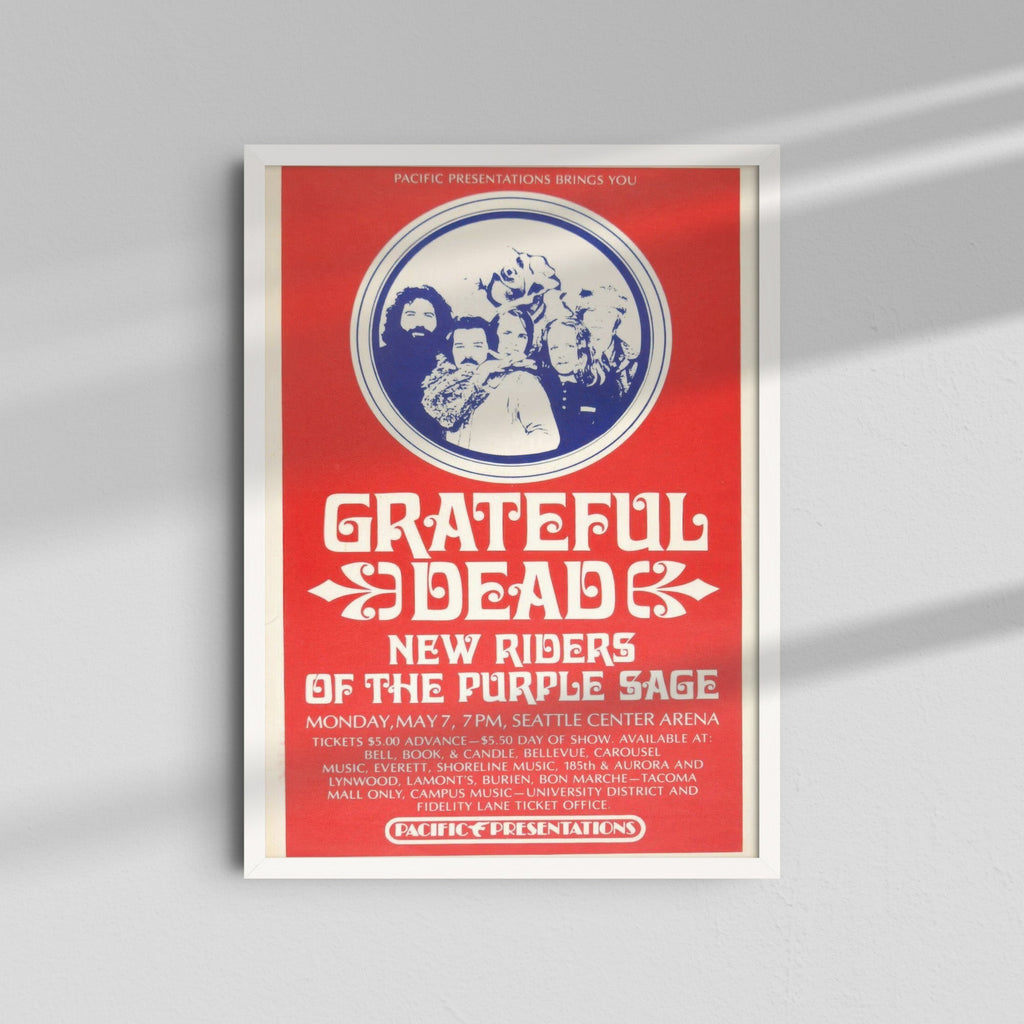 Grateful Dead - Red Riders Poster