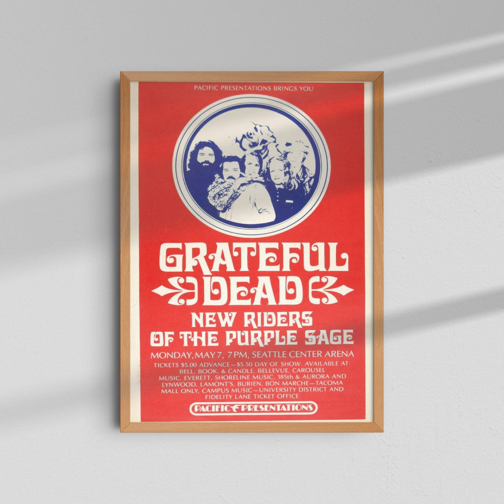 Grateful Dead - Red Riders Poster