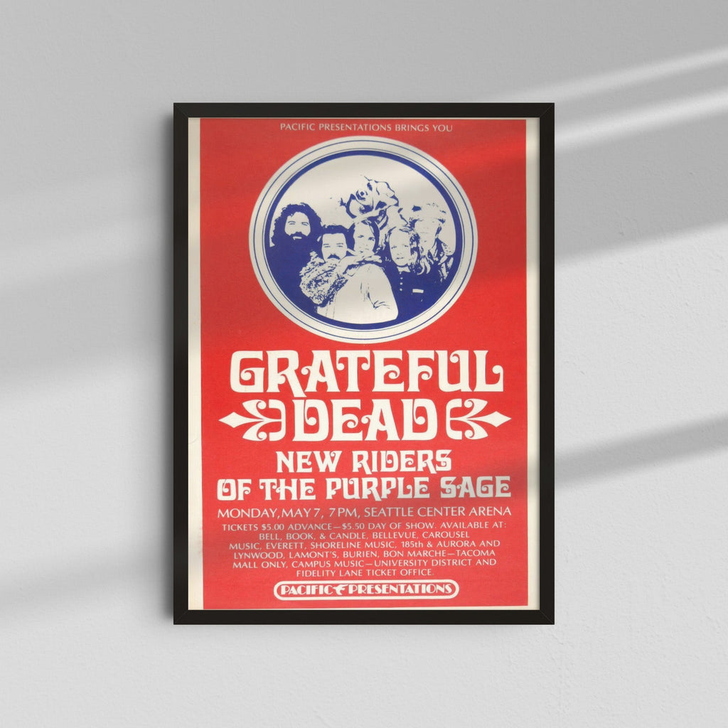 Grateful Dead - Red Riders Poster