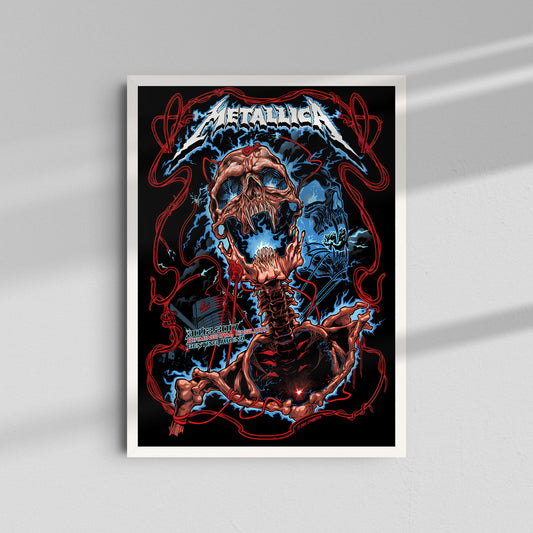 Metallica - Skull Snake Poster