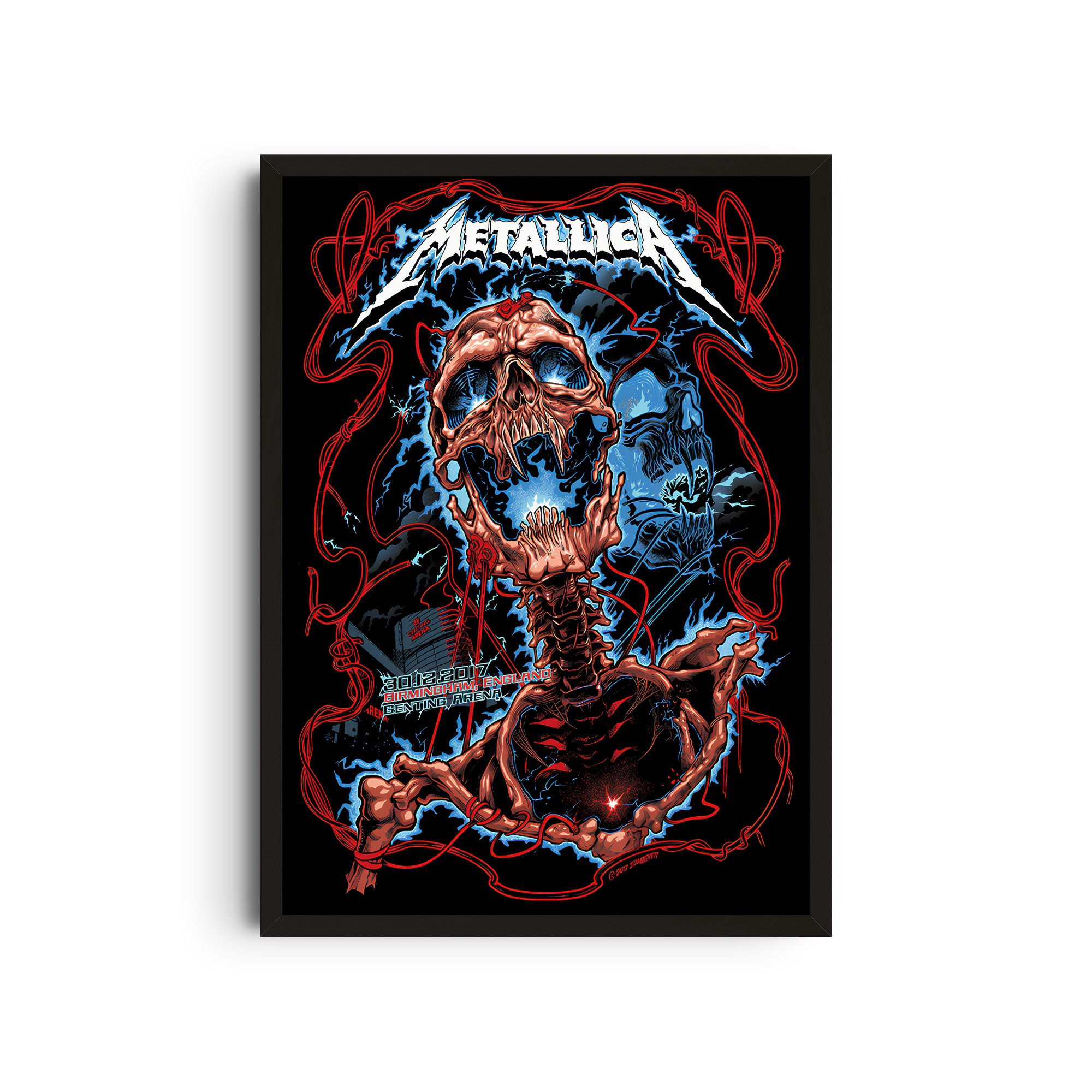 Metallica - Skull Snake Poster