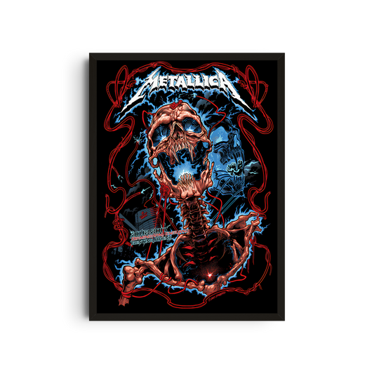 Metallica - Skull Snake Poster