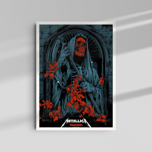 Metallica - Red Roses Poster