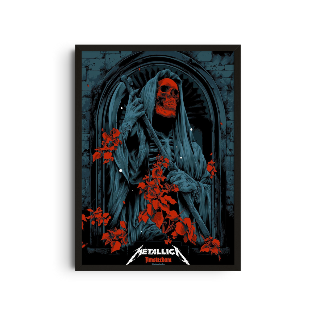 Metallica - Red Roses Poster