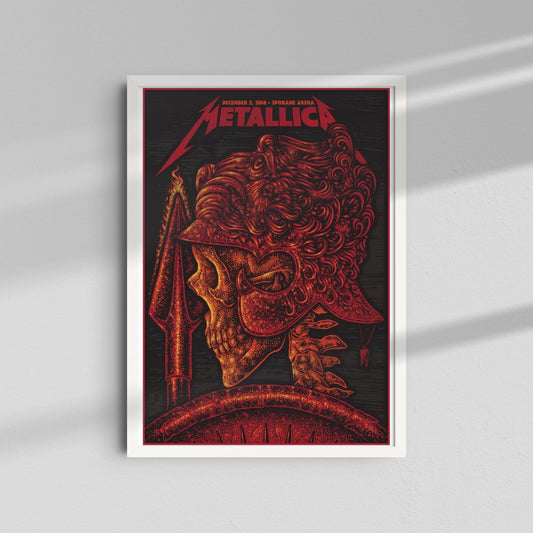 Metallica - Red Skull Profile