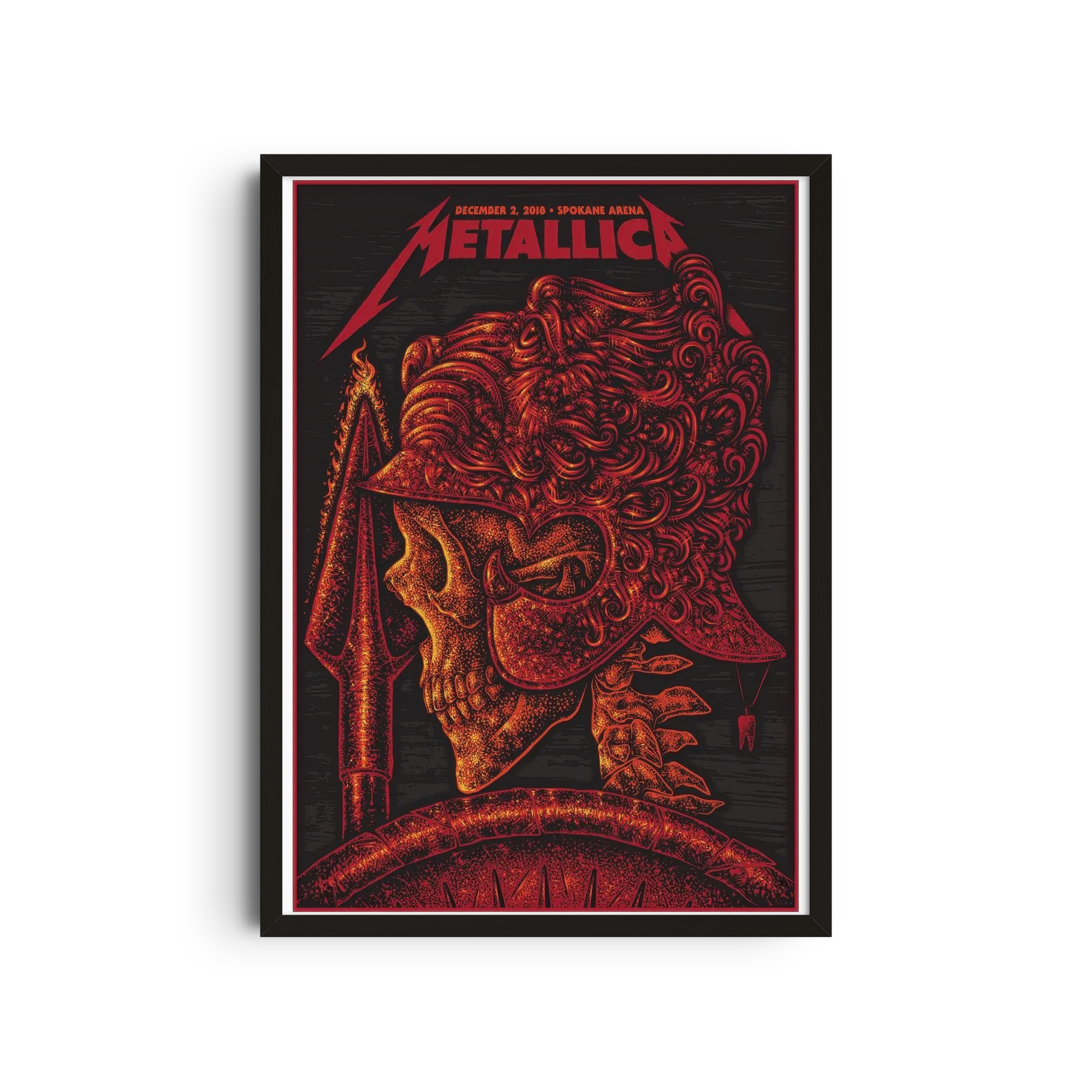 Metallica - Red Skull Profile