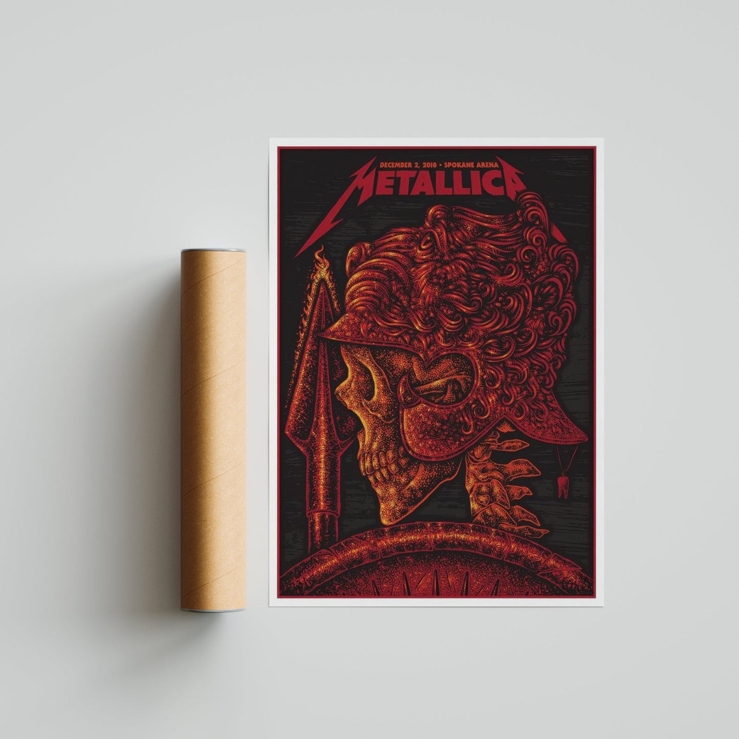 Metallica - Red Skull Profile