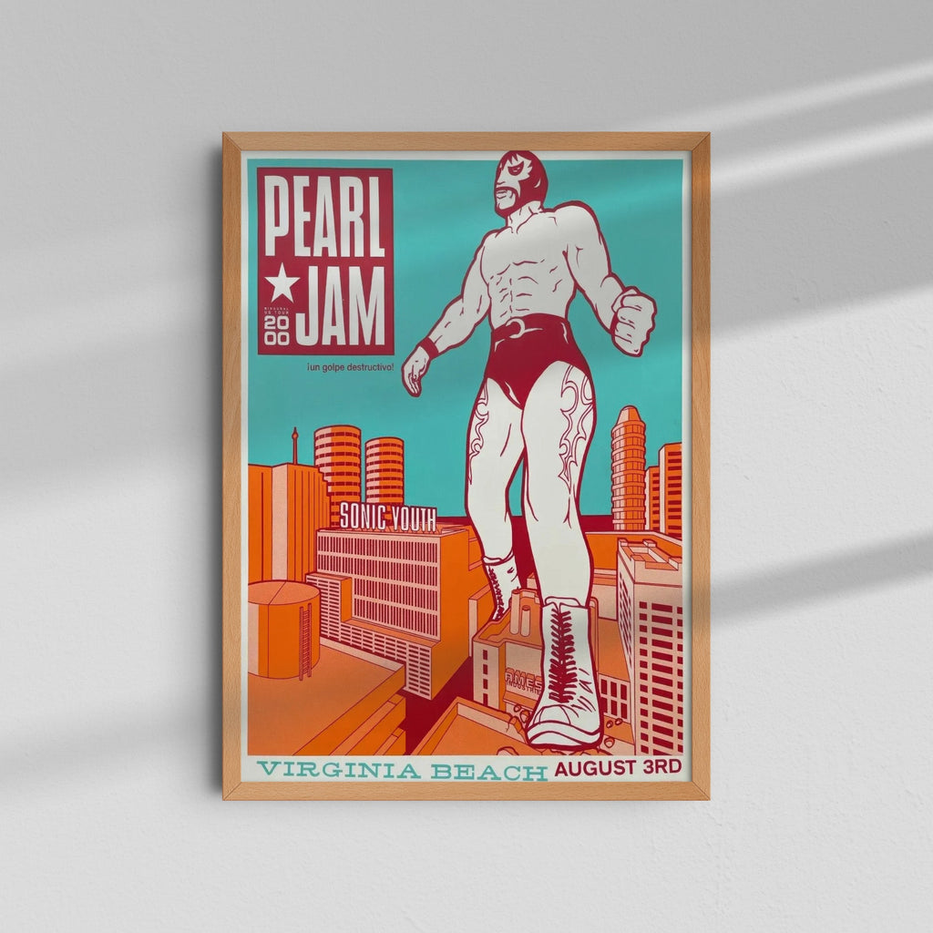 Pearl Jam - Superhero Poster