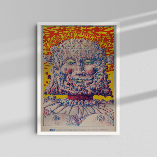 Psychedelic Face Poster - Trippy Colors