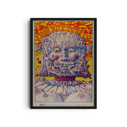 Psychedelic Face Poster - Trippy Colors