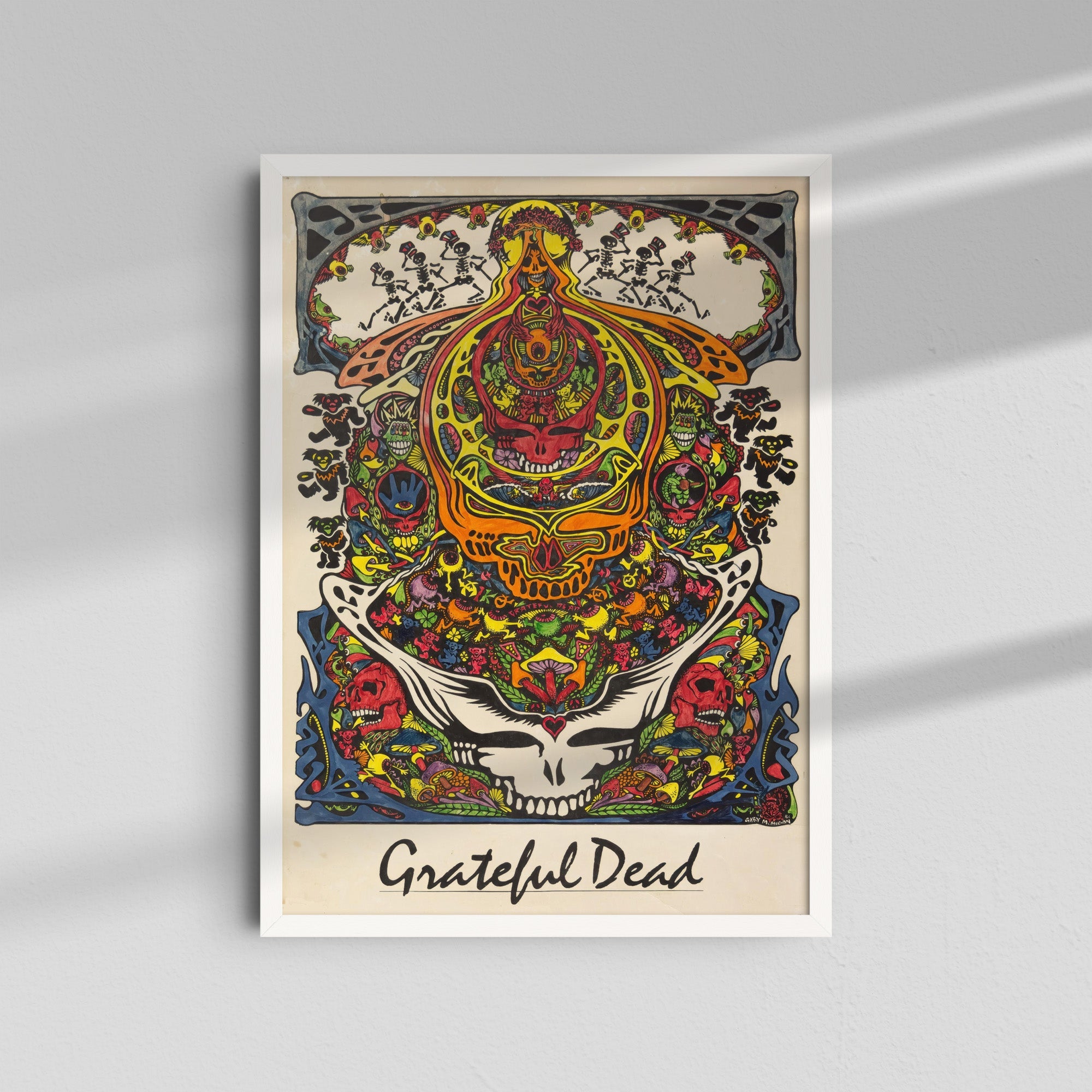 Grateful Dead - Floral Skull