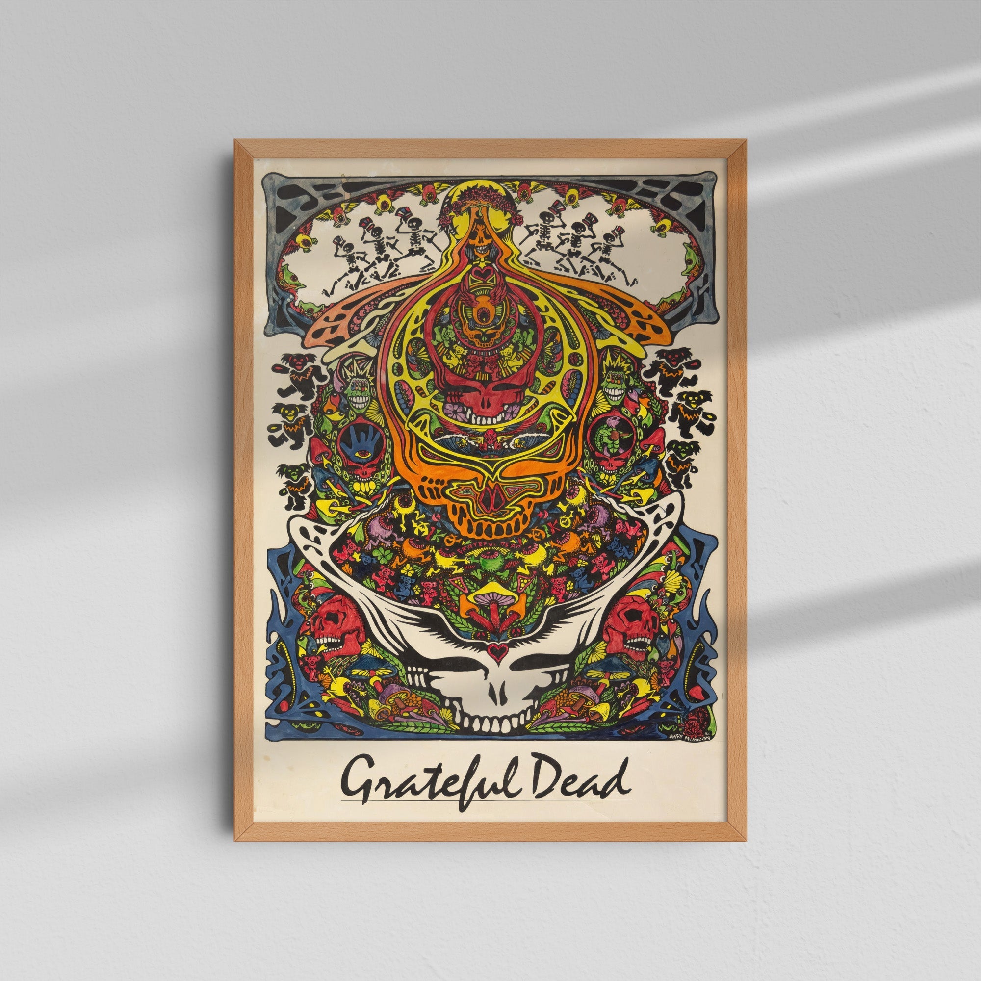 Grateful Dead - Floral Skull