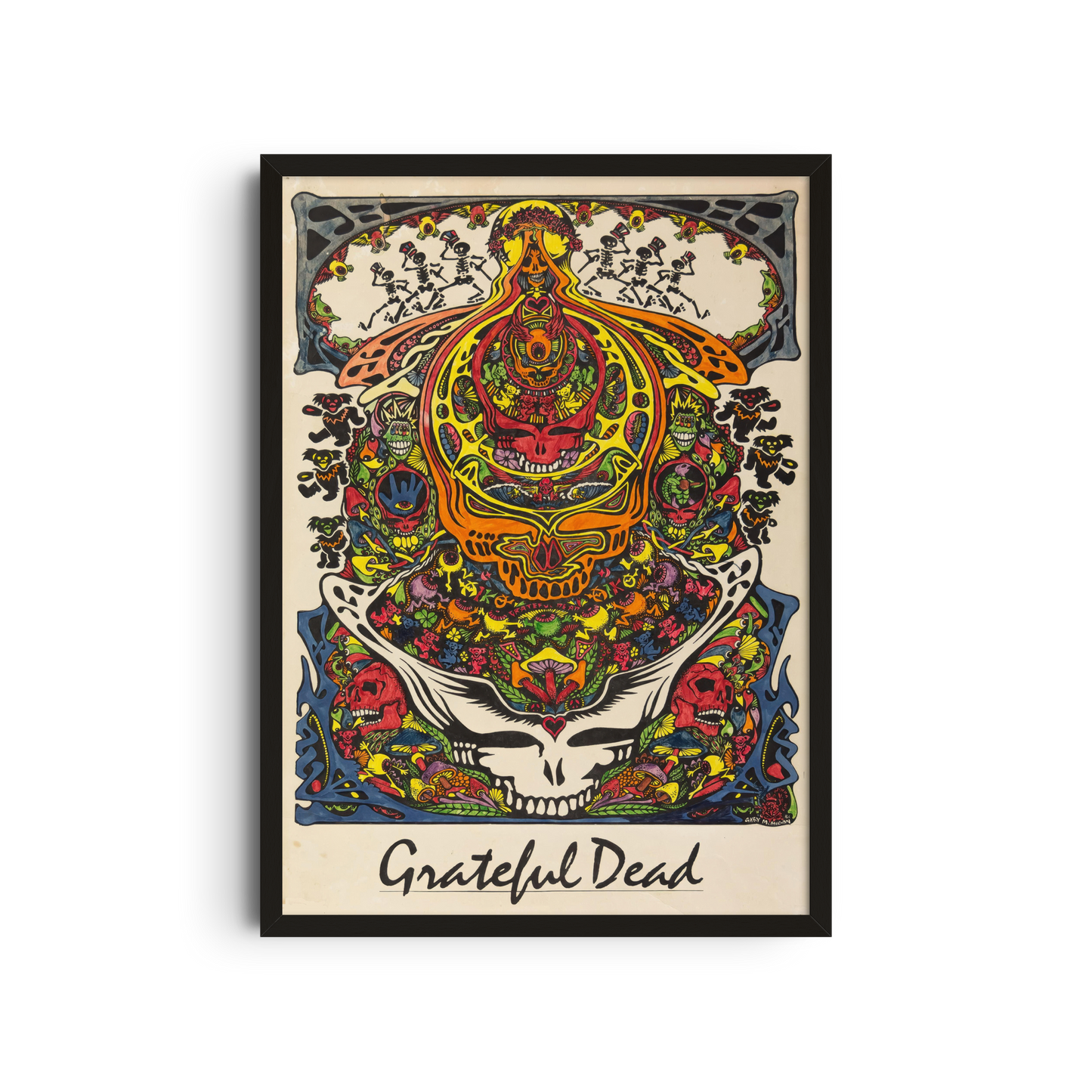 Grateful Dead - Floral Skull