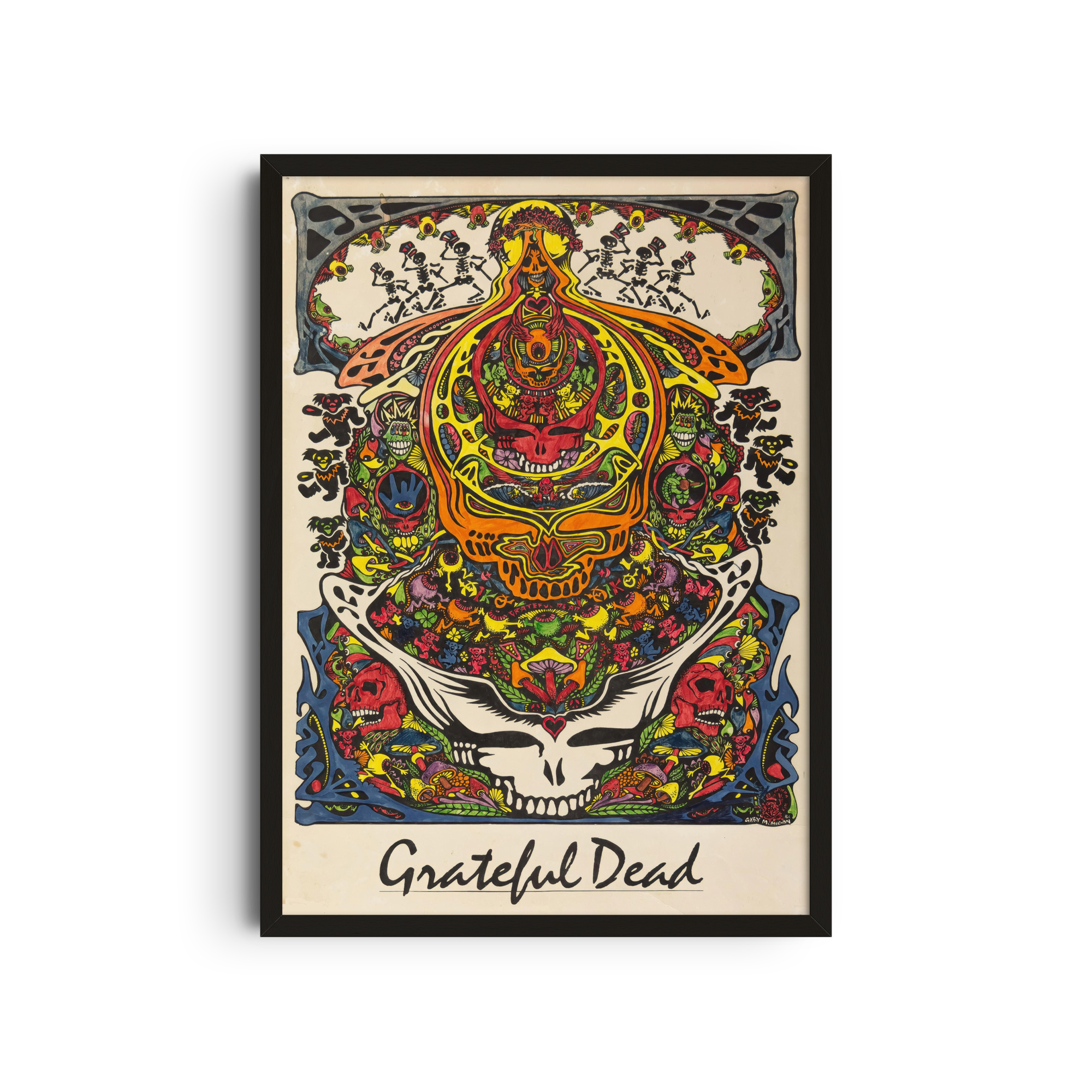 Grateful Dead - Floral Skull