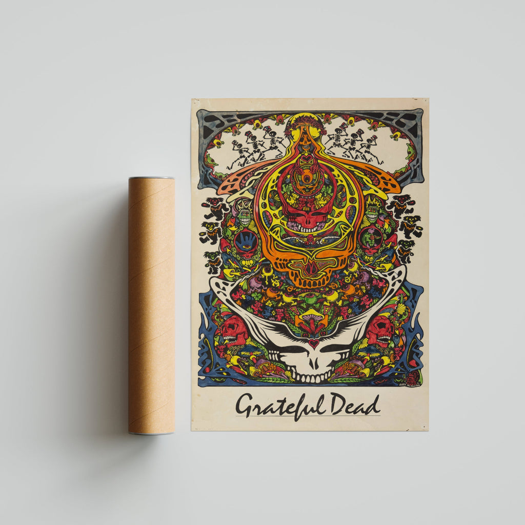 Grateful Dead - Floral Skull