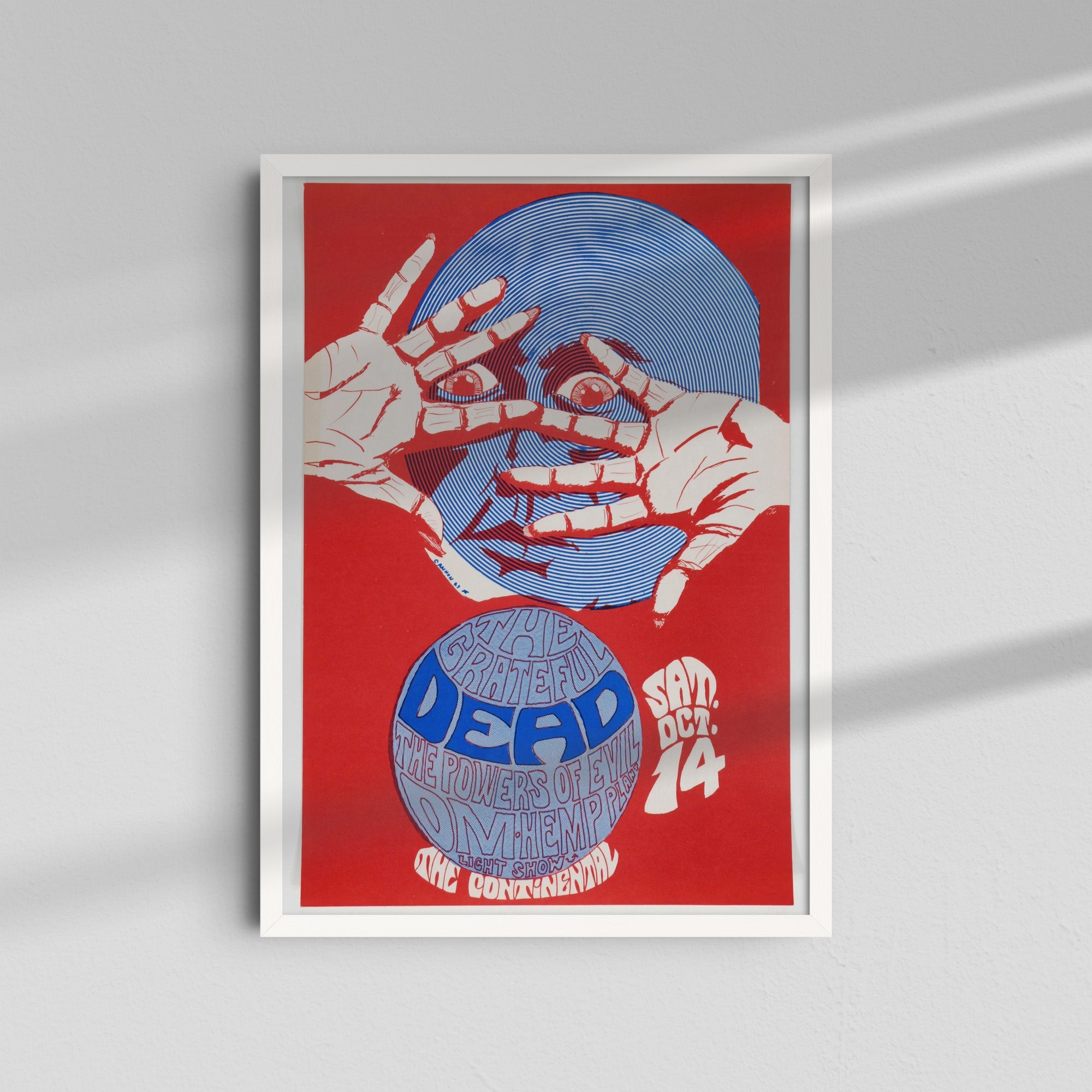 Grateful Dead - Red Hands Poster