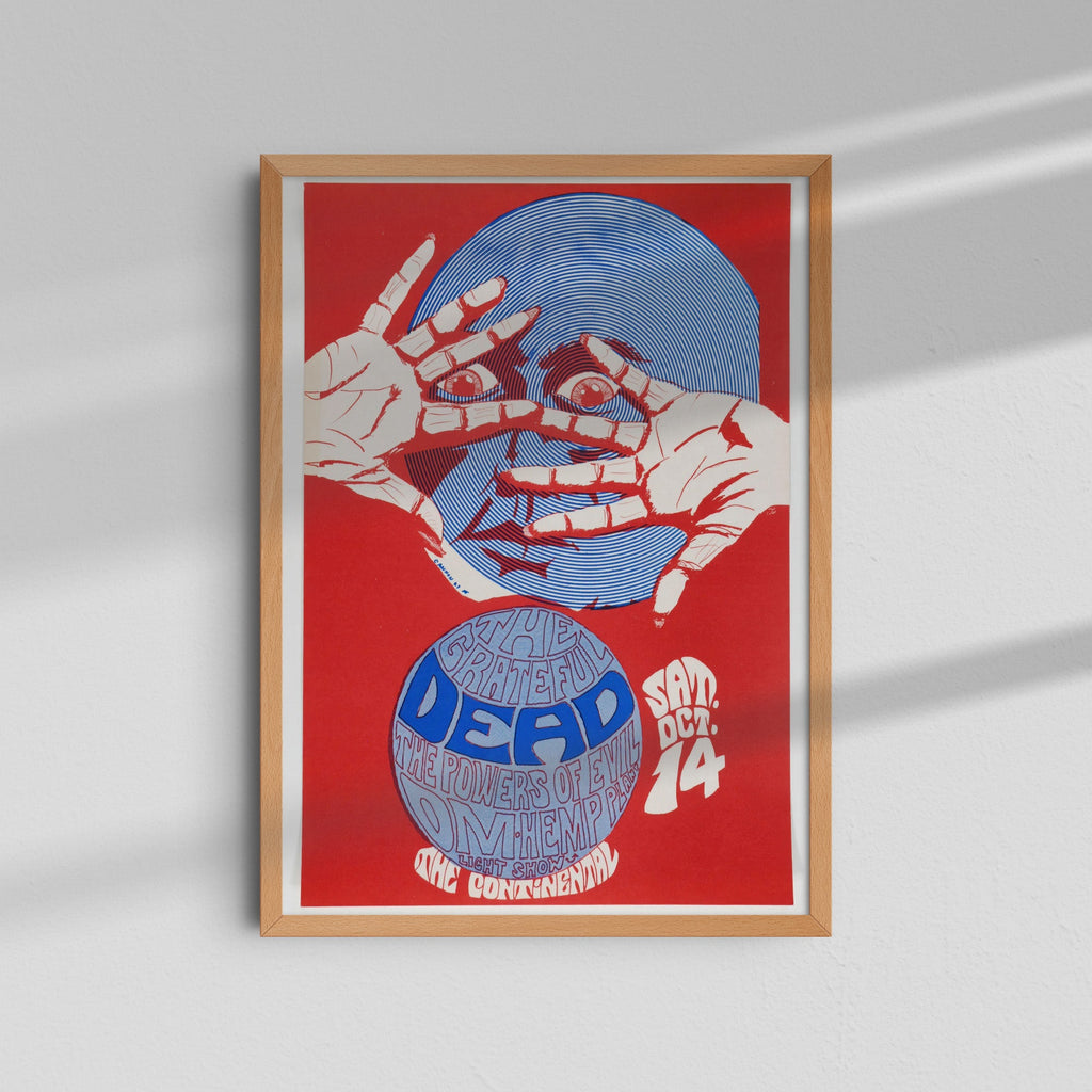 Grateful Dead - Red Hands Poster