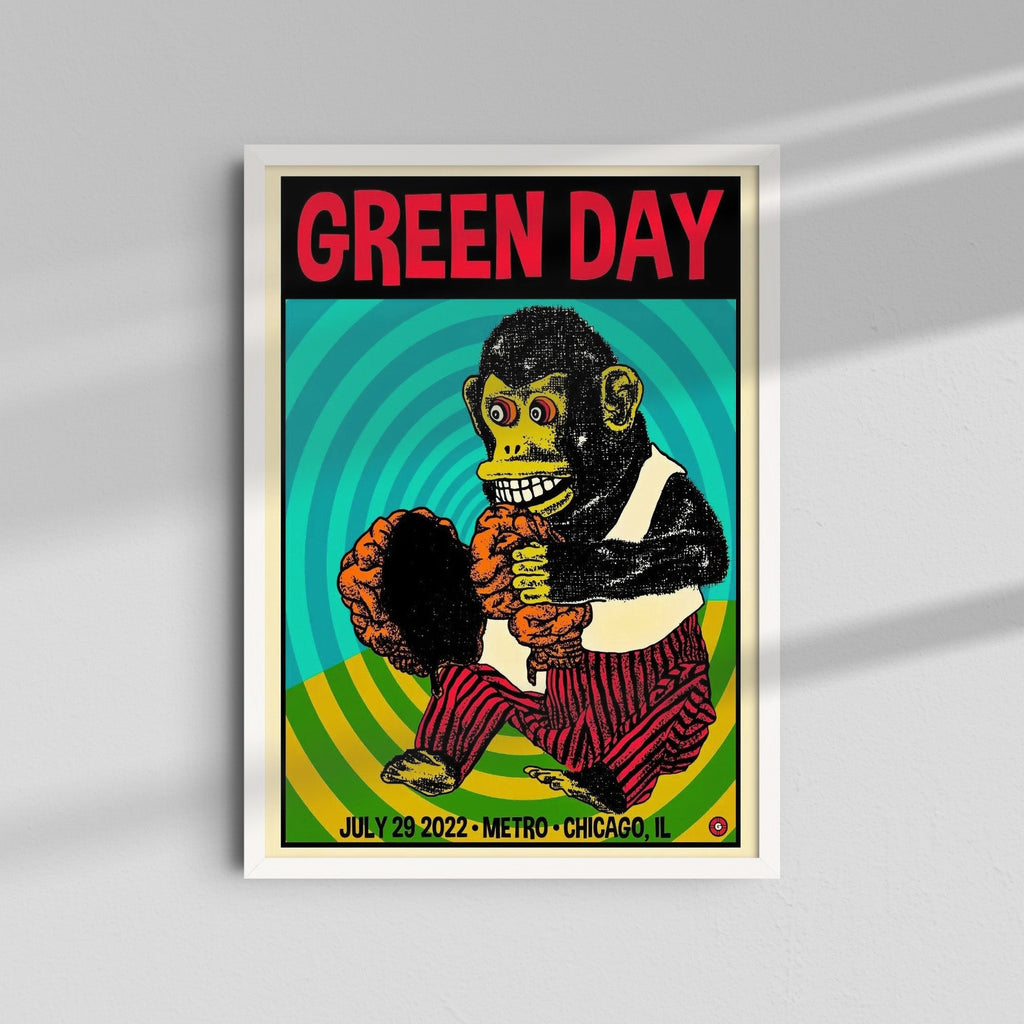 Green Day - Monkey Poster