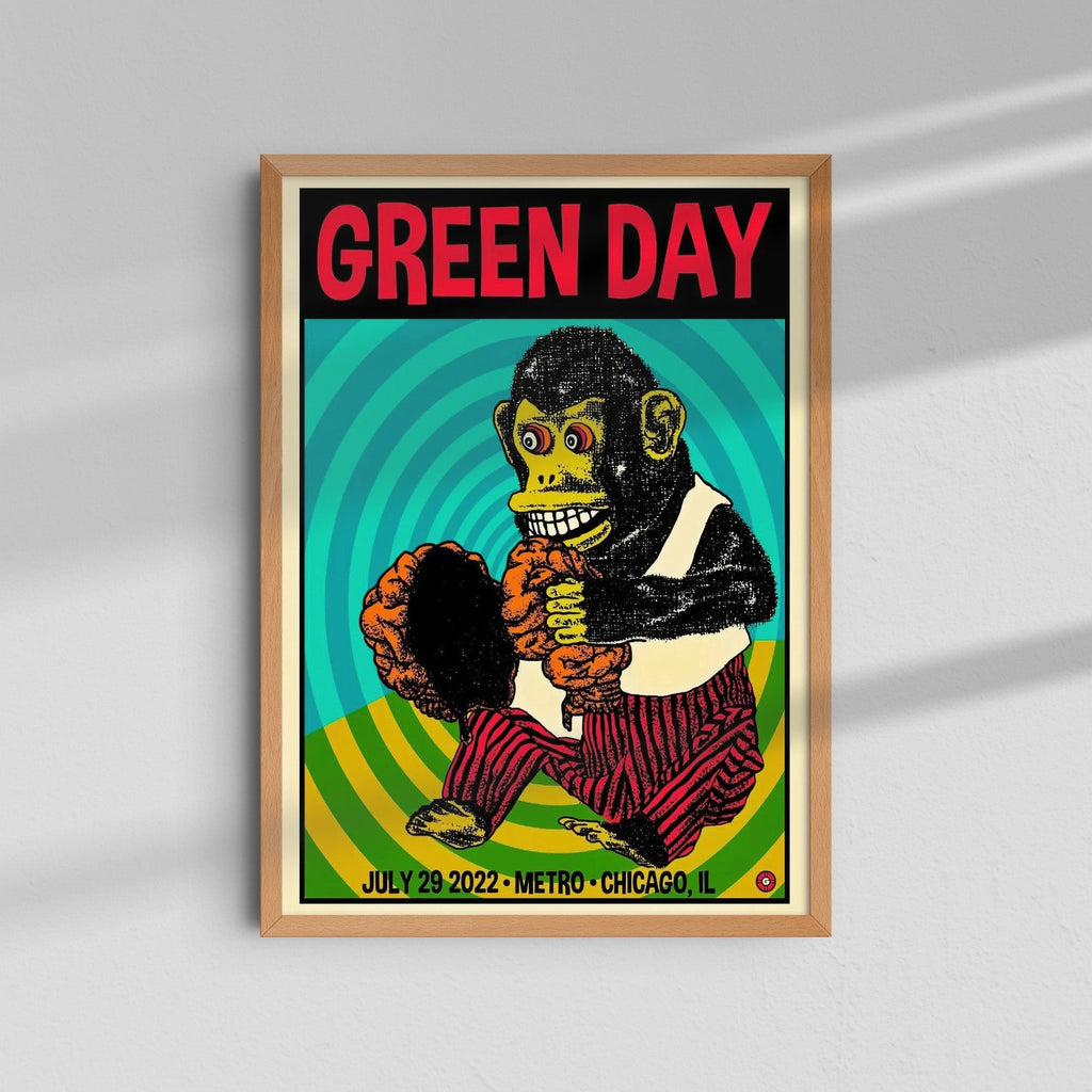 Green Day - Monkey Poster