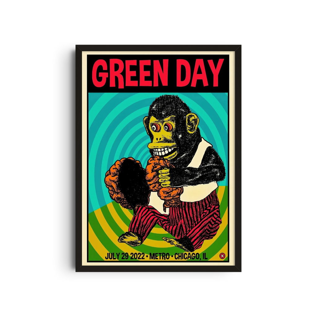 Green Day - Monkey Poster