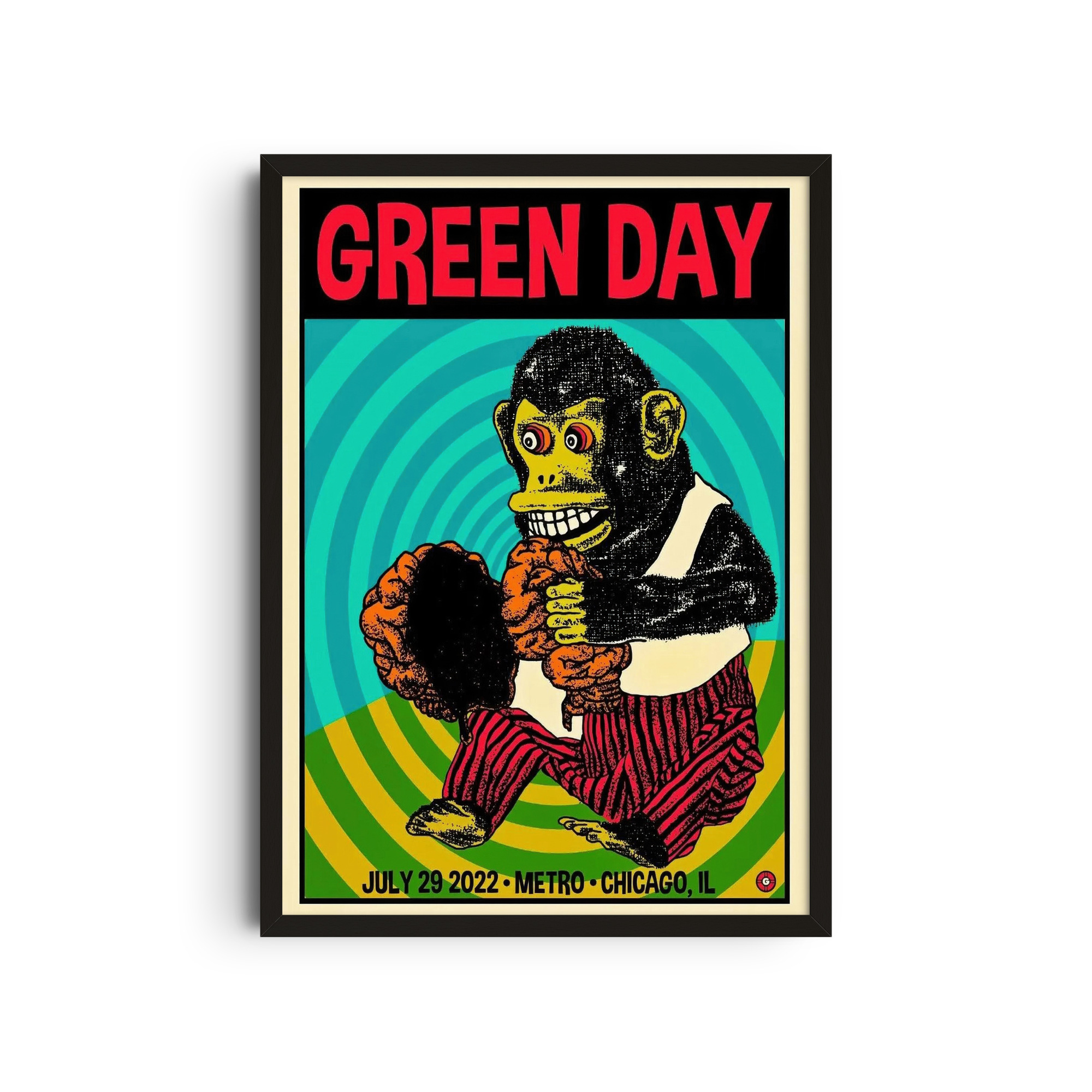 Green Day - Monkey Poster