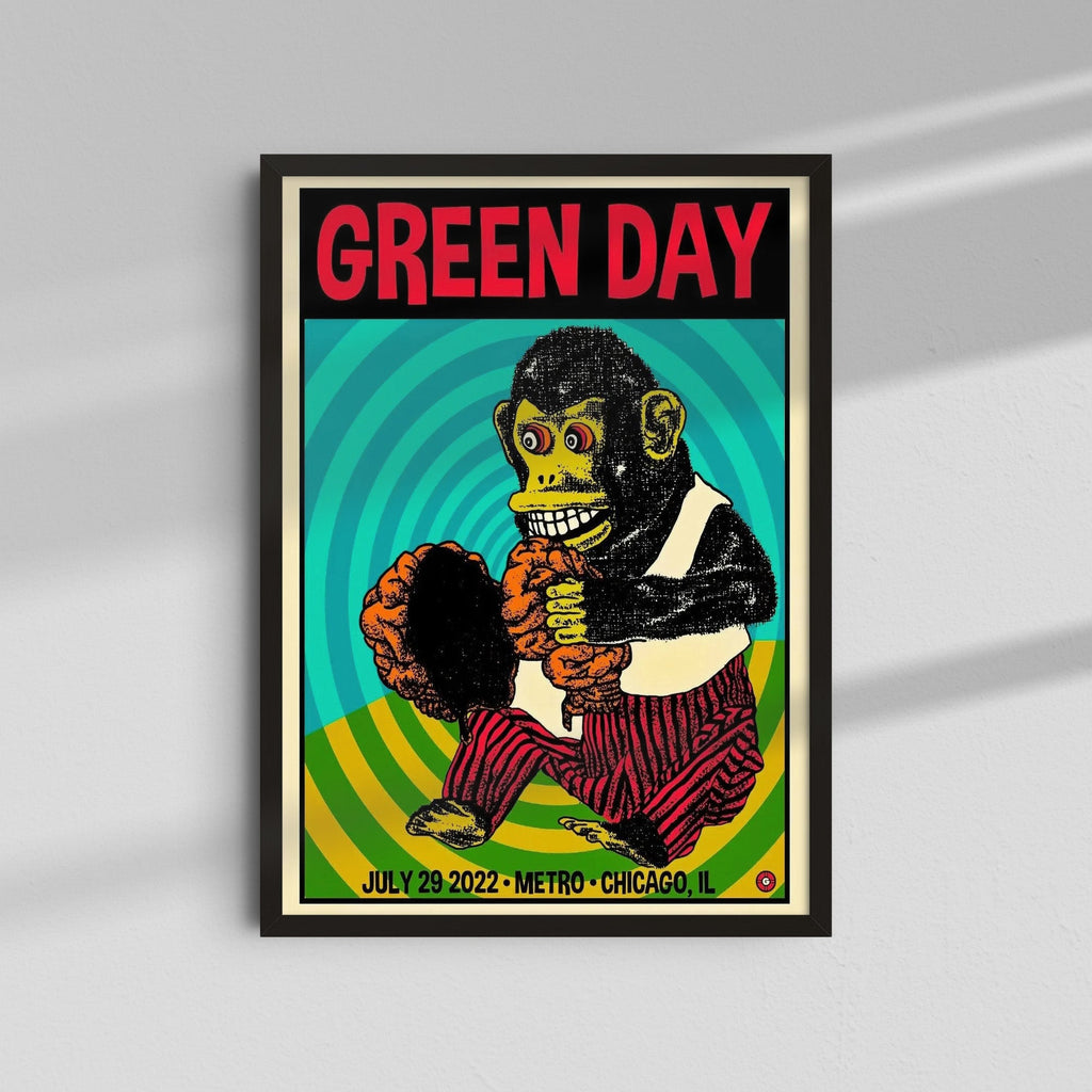 Green Day - Monkey Poster
