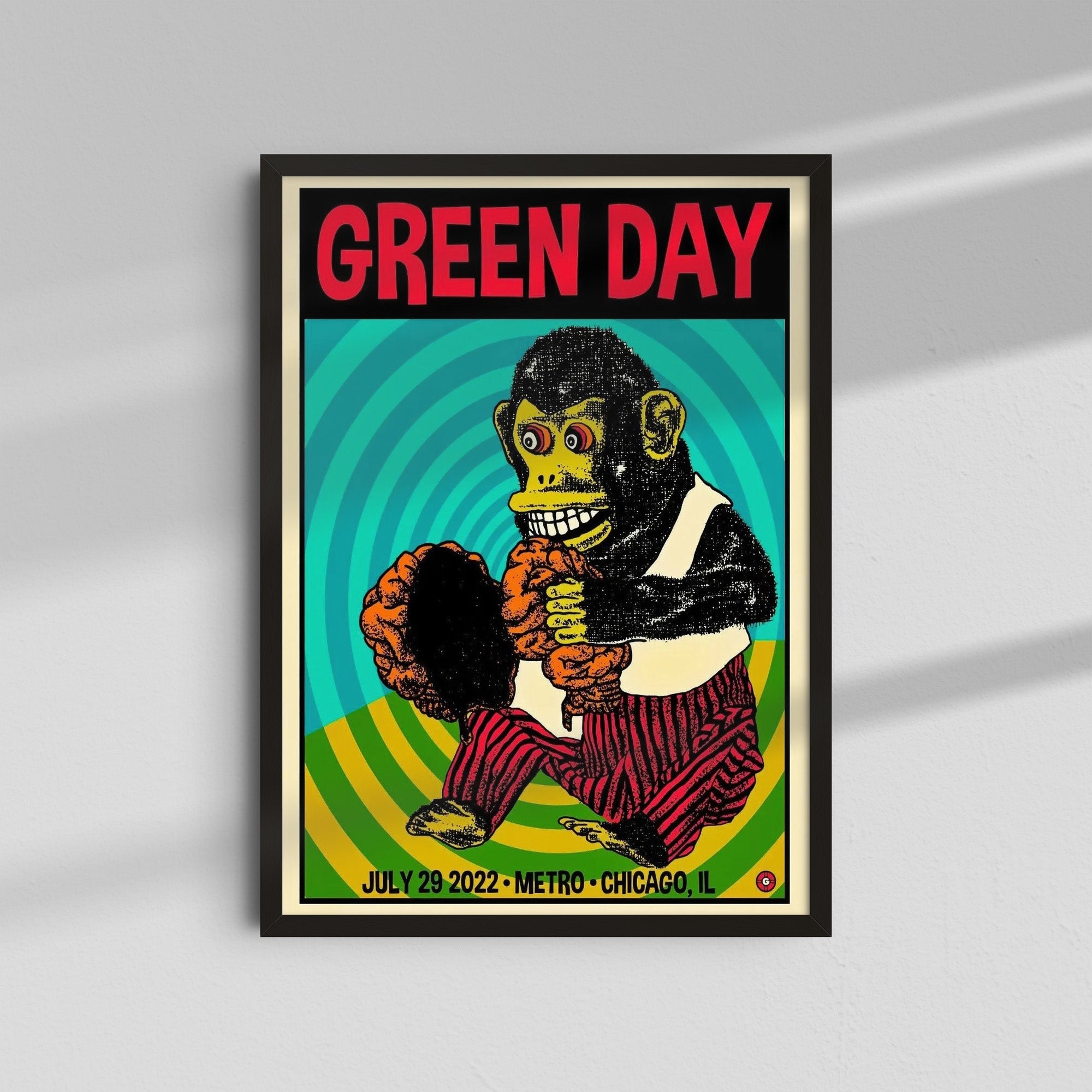 Green Day - Monkey Poster