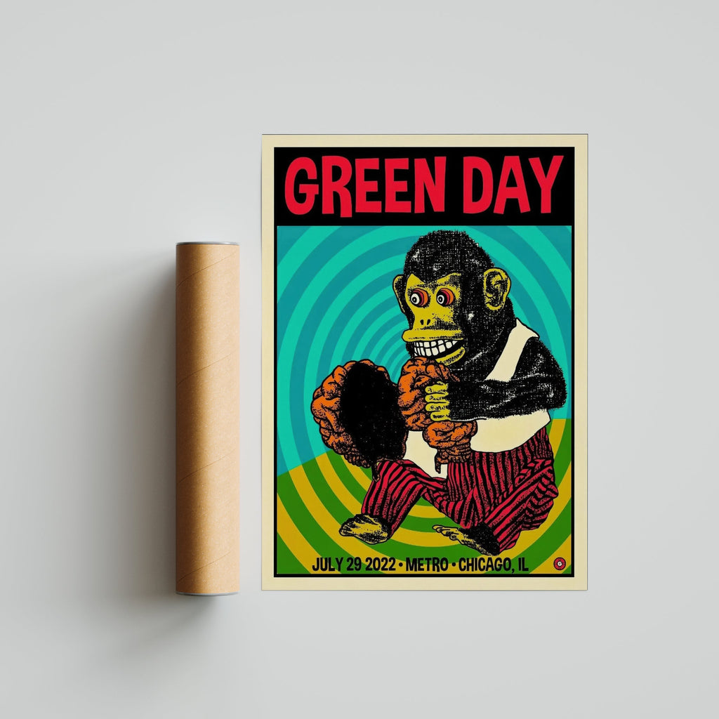Green Day - Monkey Poster