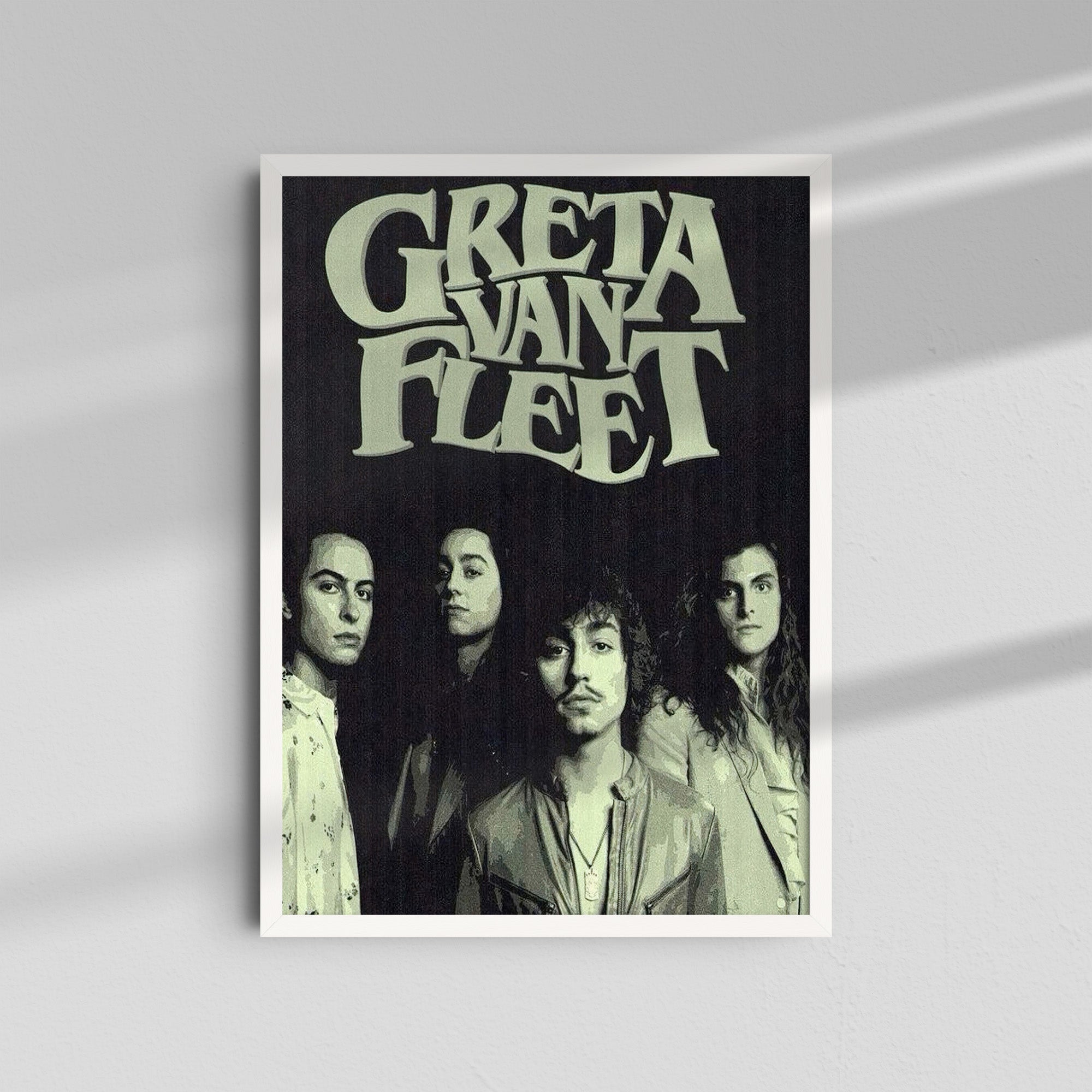 Greta Van Fleet - Black & White Portrait