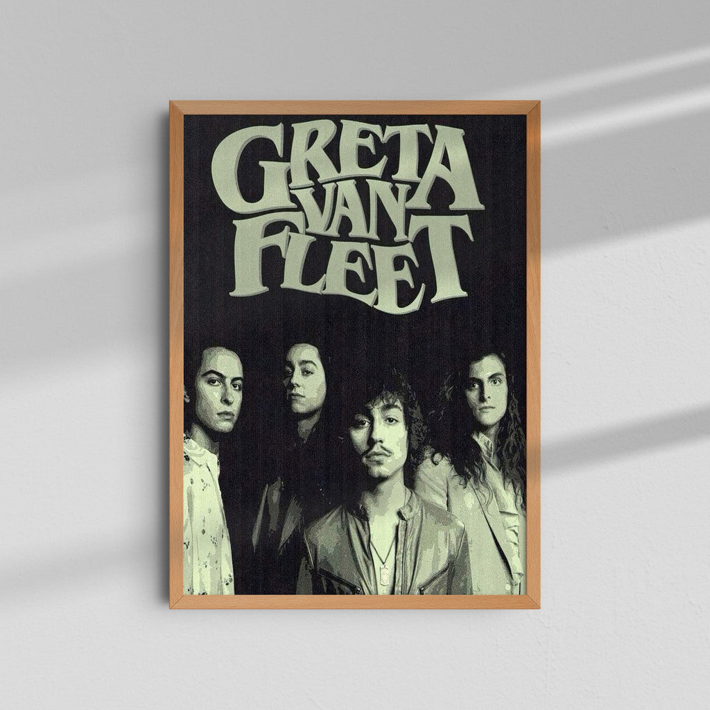 Greta Van Fleet - Black & White Portrait