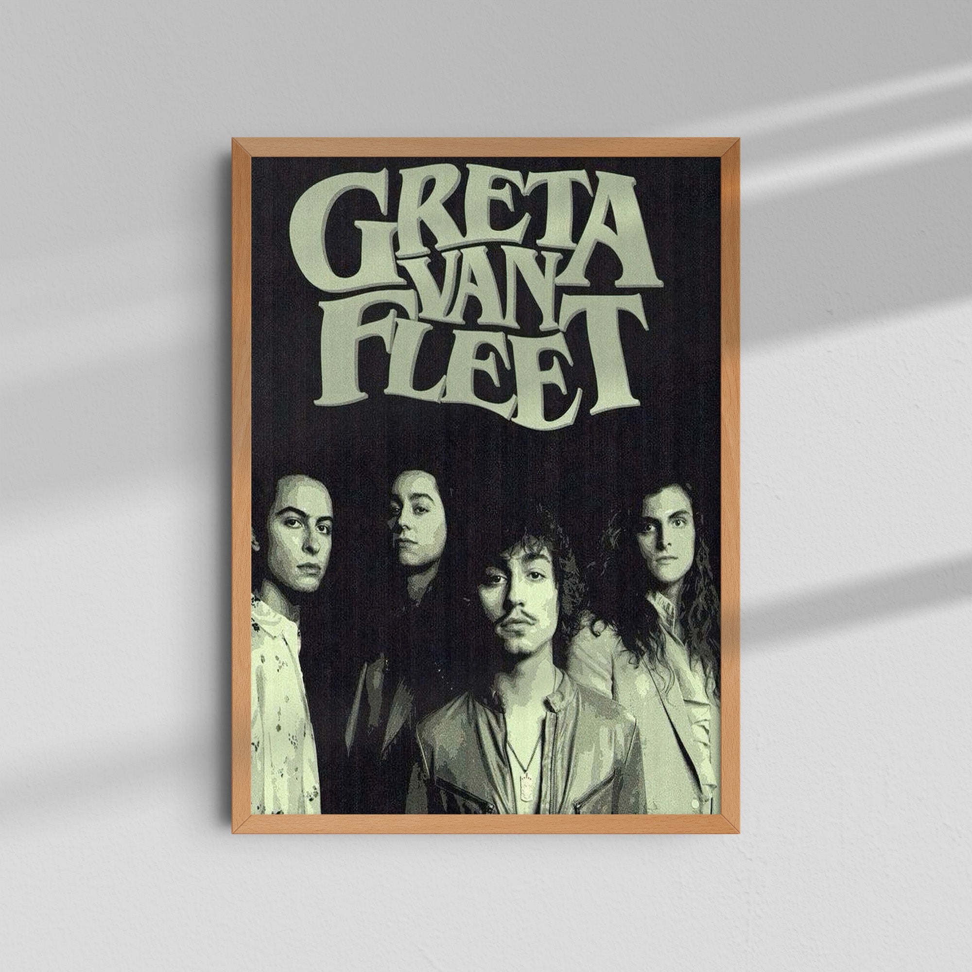 Greta Van Fleet - Black & White Portrait