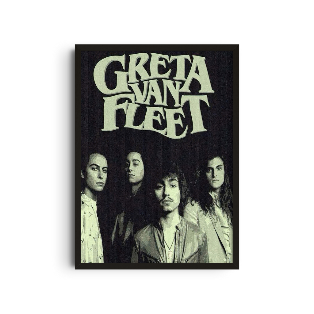 Greta Van Fleet - Black & White Portrait