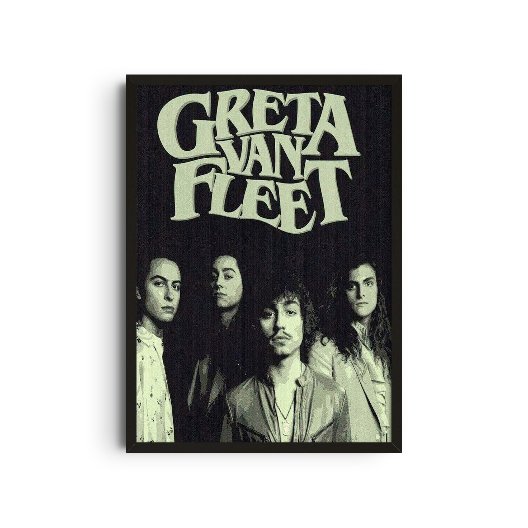 Greta Van Fleet - Black & White Portrait