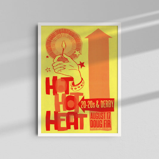 Hi To Heat - Derby Poster