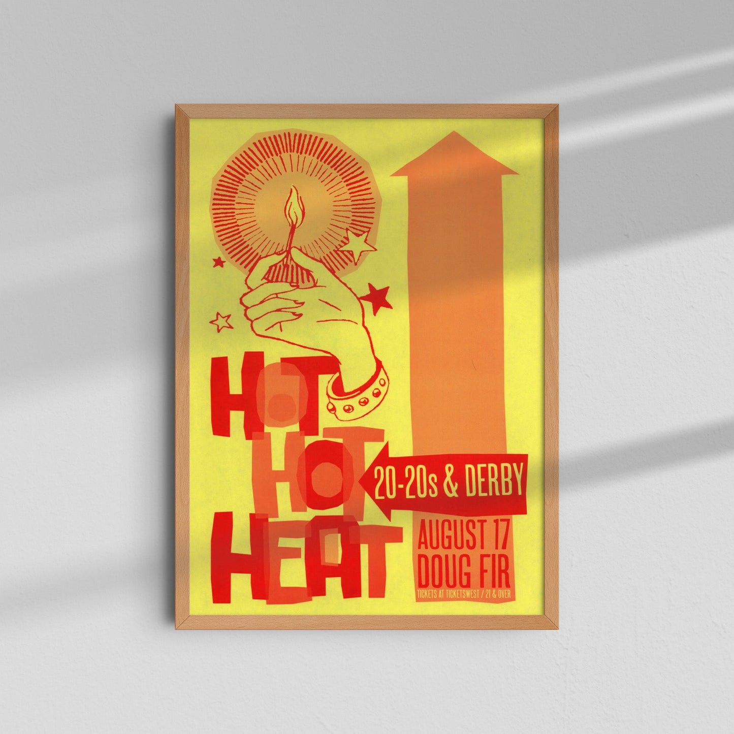 Hi To Heat - Derby Poster