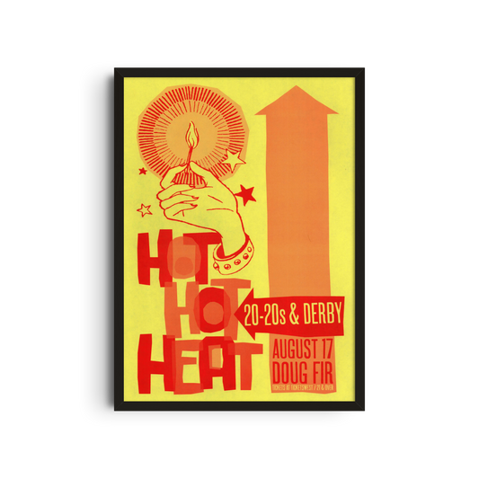 Hi To Heat - Derby Poster