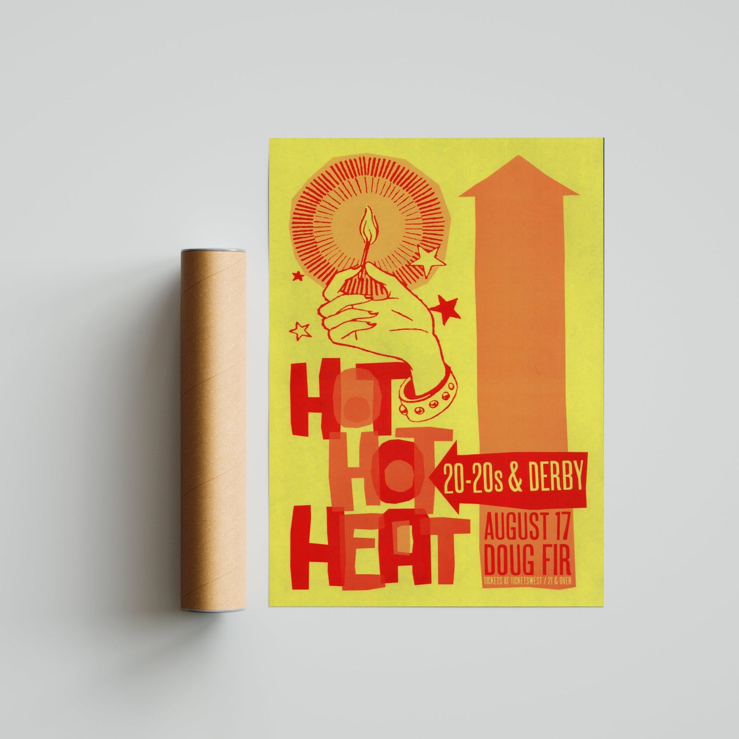 Hi To Heat - Derby Poster