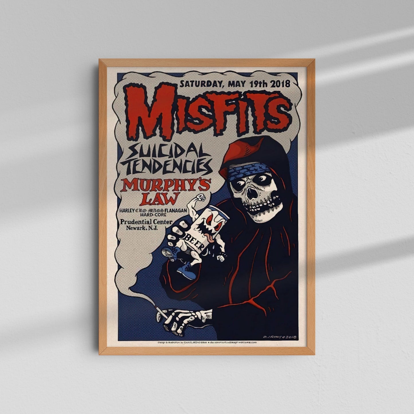 Misfits - Skeleton & Roses