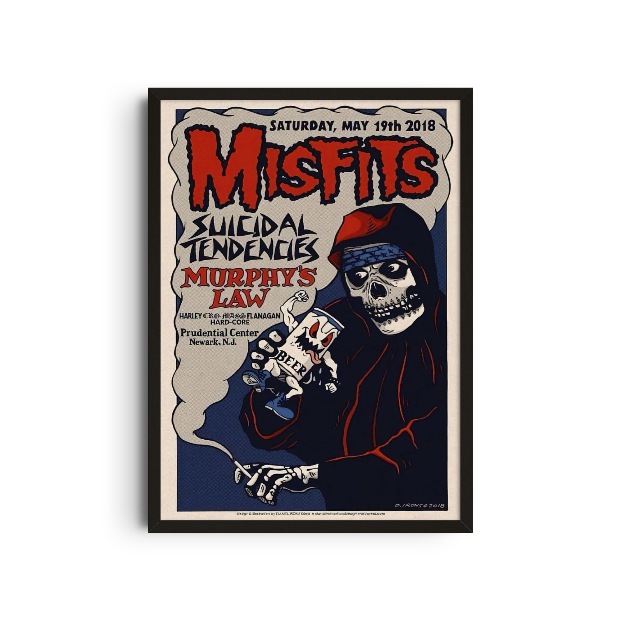 Misfits - Skeleton & Roses
