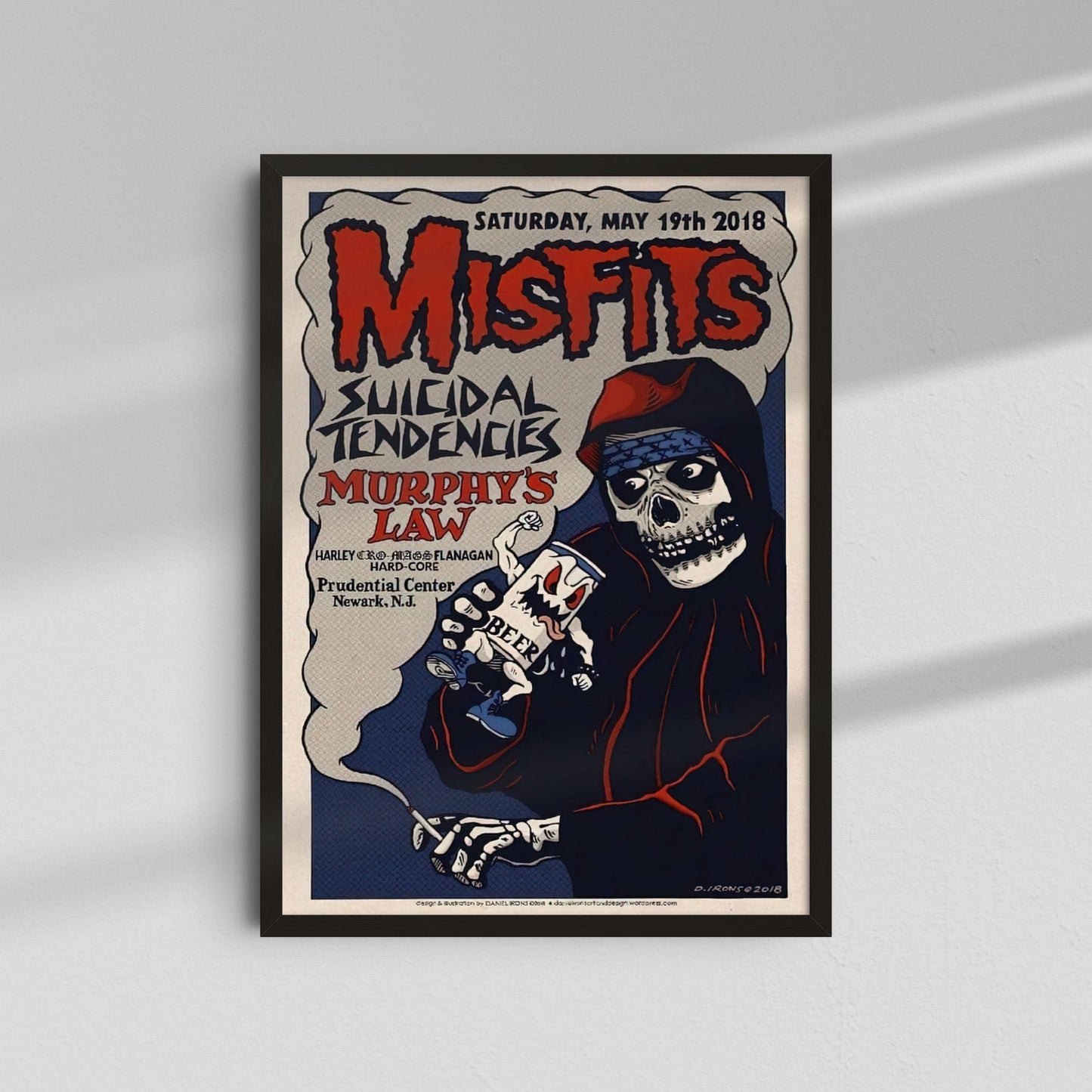 Misfits - Skeleton & Roses