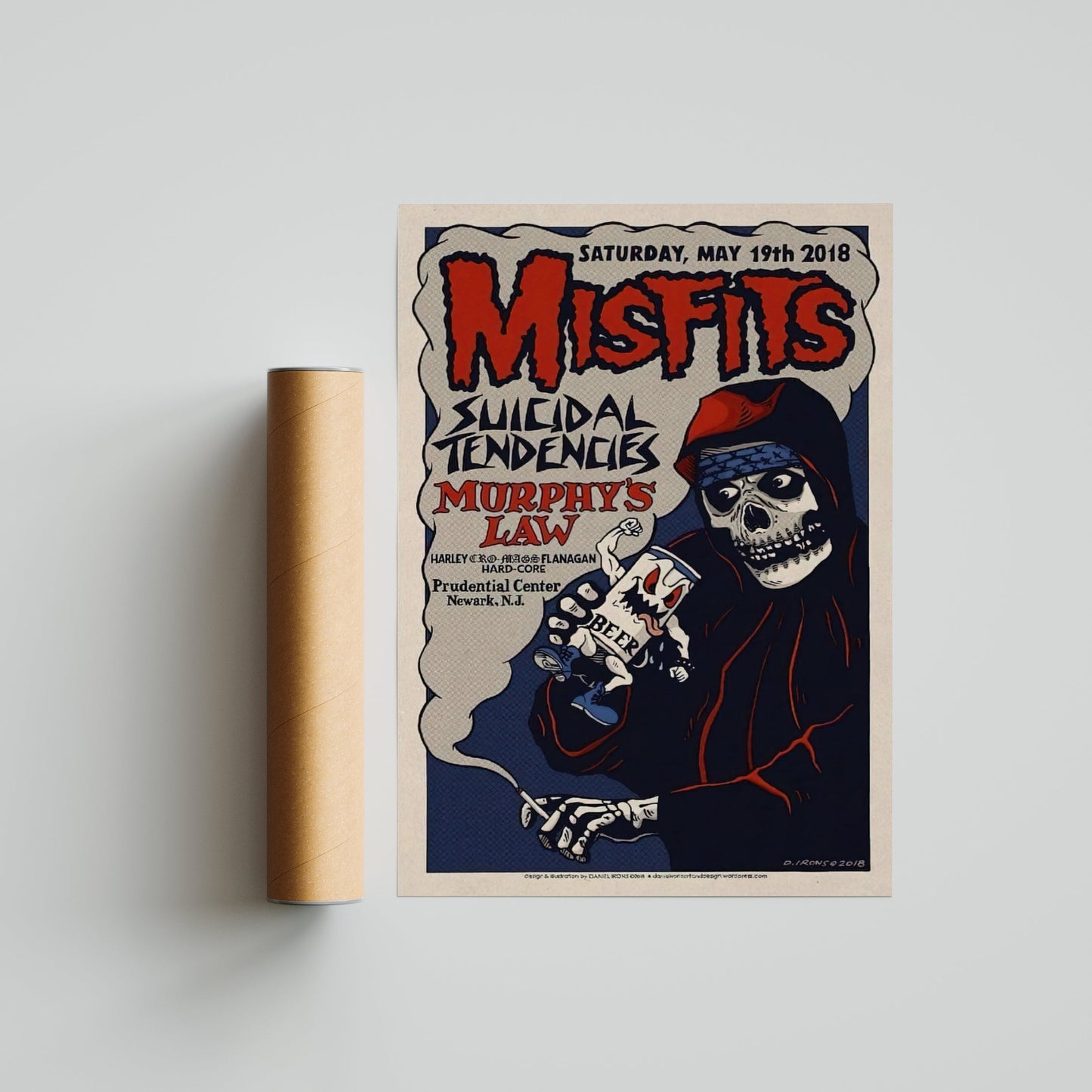 Misfits - Skeleton & Roses