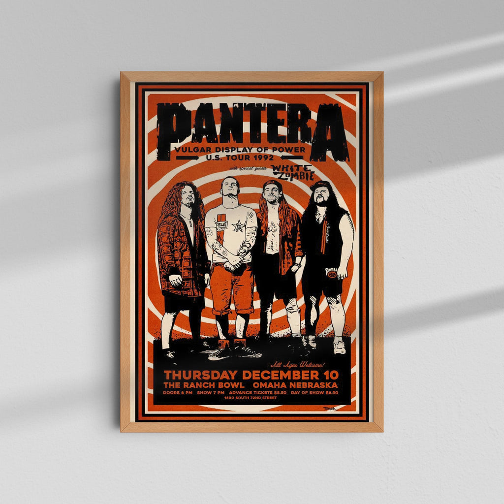 Pantera – December 10th Show Poster