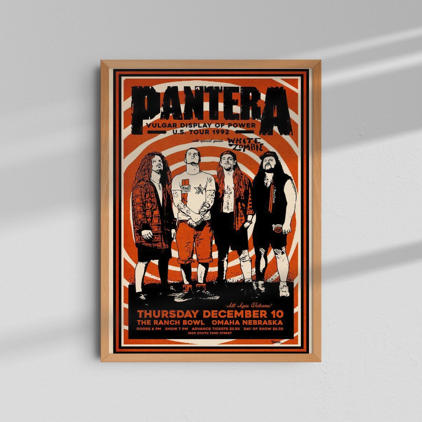 Pantera – December 10th Show Poster